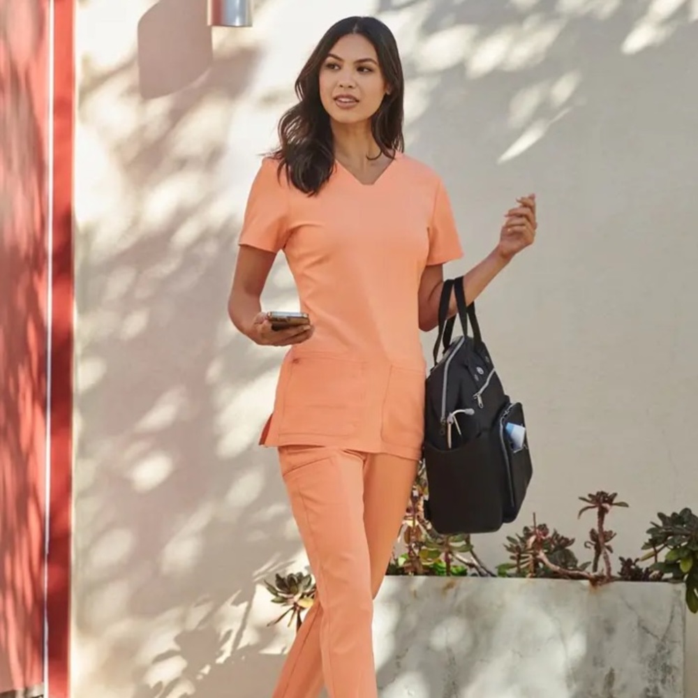 Heartsoul Scrubs In Coral